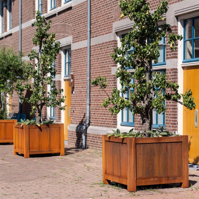 Dipott York Corten Steel Planters – FirePit.co.uk