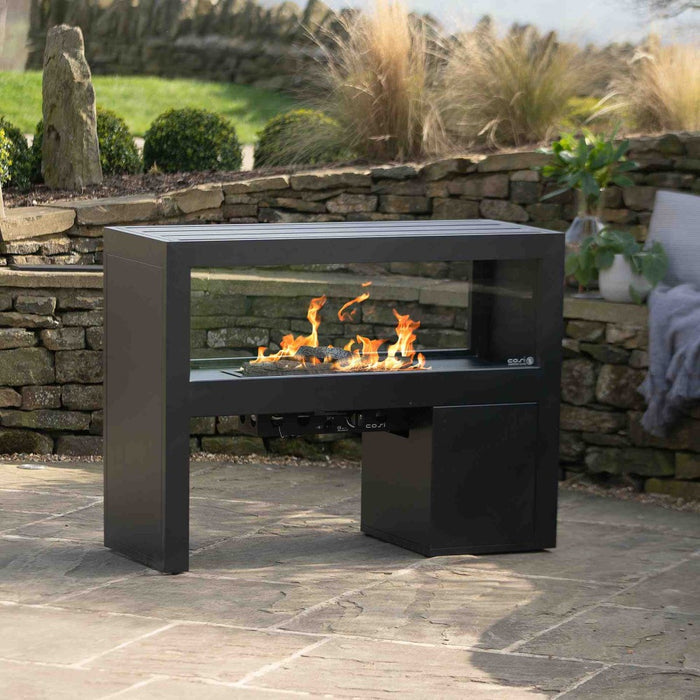 Pacific Lifestyle Cosivista 120 Double Sided Outdoor Gas Fireplace