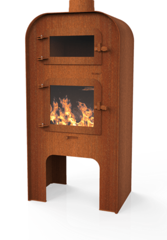 Adezz Forno Gap Outdoor 150cm High Fireplace and Pizza Oven 6mm