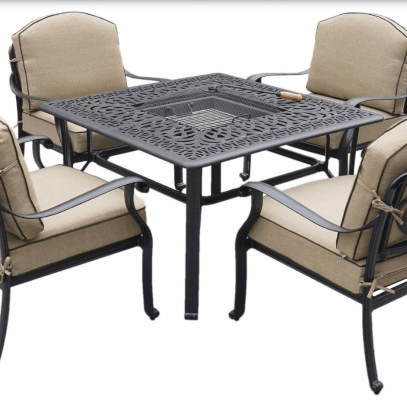 Castle island fire online pit set