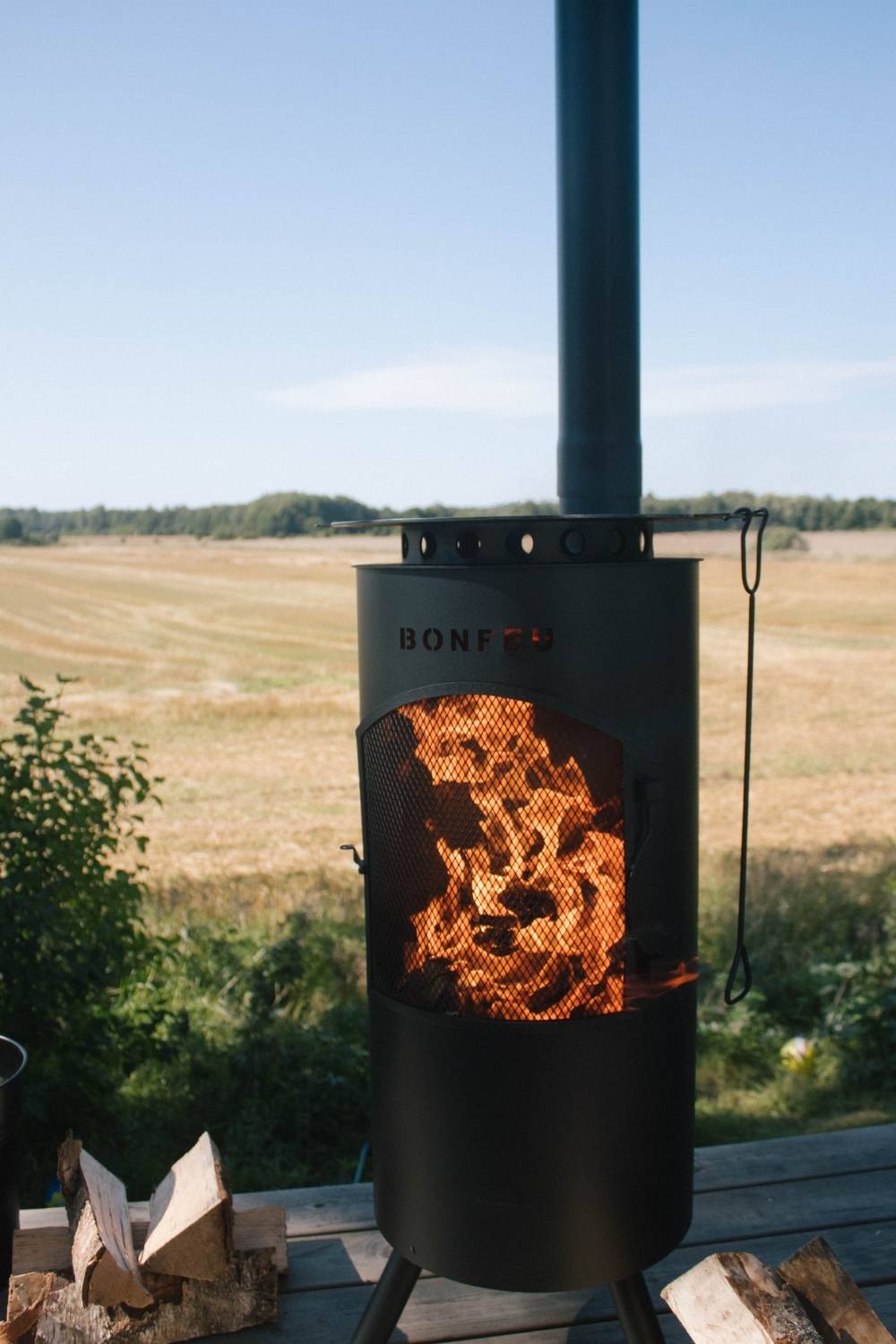 Bonfeu BonTino Outdoor Fireplace – FirePit.co.uk