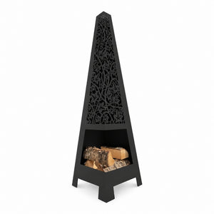 ウインドシンガーチャイムズオブアテナ⭐︎ブラック90cm Weather It Climbing Ivy Wood-Burning Chimenea – FirePit.co.uk