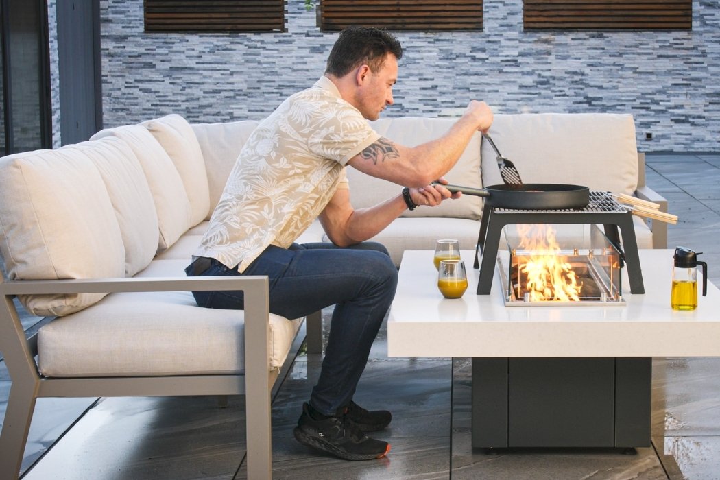 Cooking Grill Accessory for the Luume Fires Gatsby Firepit – FirePit.co.uk