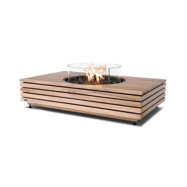 Ecosmart Gas Firepit Table Teak