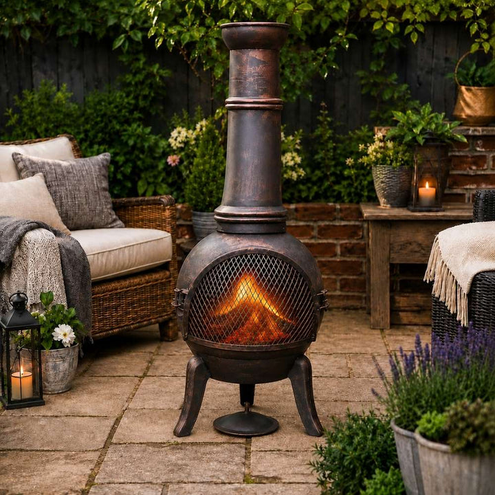 Gardeco Granada Cast Iron Chimenea