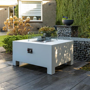 Aluminium Gas Fire pit White