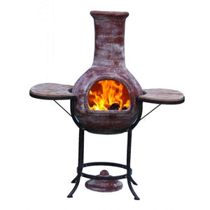 Gardeco Colima XL Chimenea BBQ Pack with wood burning