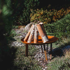 Grillsymbol Elegante Corten Steel Fire Pit