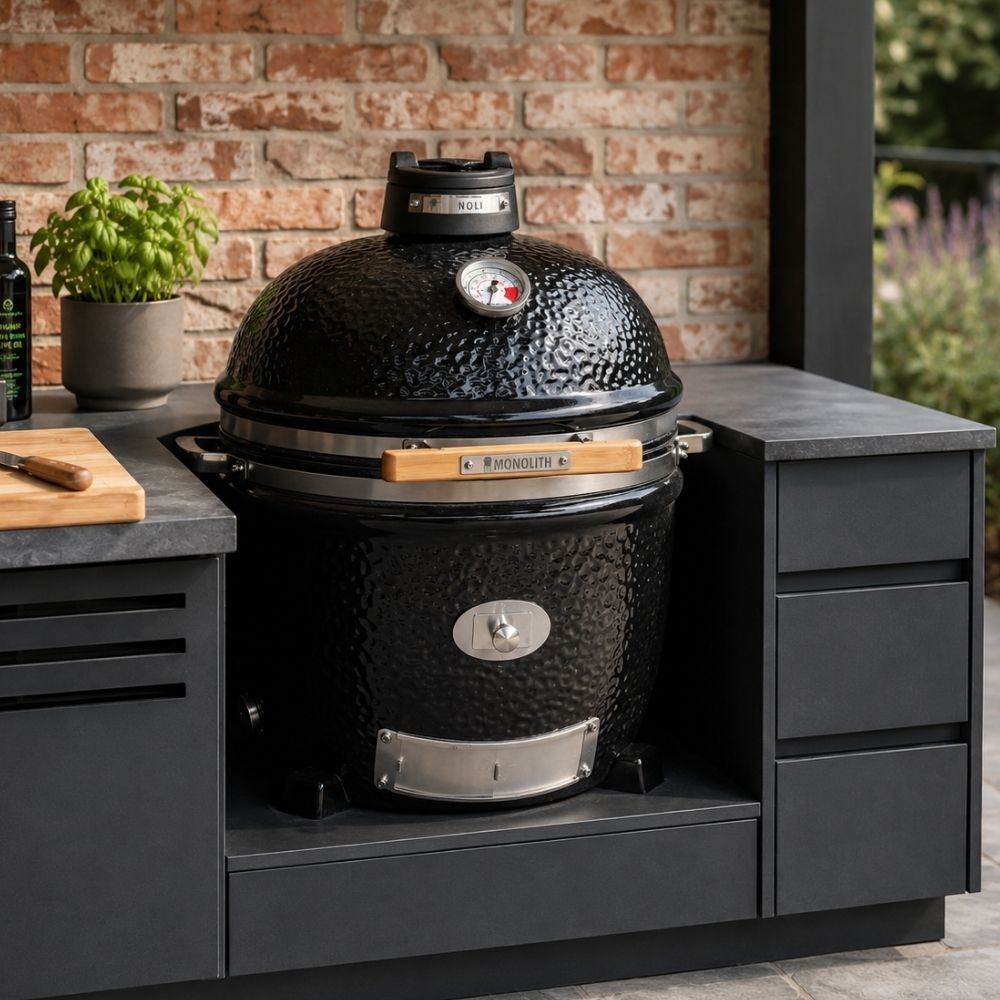 Monolith Junior Pro Series 2.0 Ceramic BBQ Smoker and Grill – FirePit.co.uk