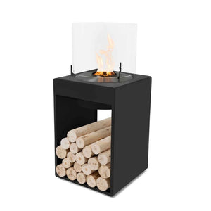 Ecosmart Fire Pop 8T Bioethanol Indoor Fire  Pit Black with Black Burner