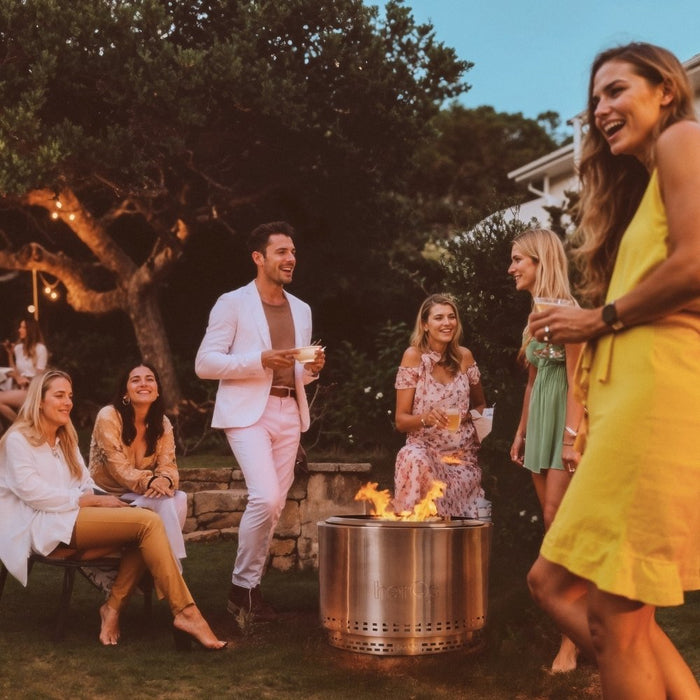 herQs Smokeless Firepits – The Chief Stainless Steel Fire Pit 68cm