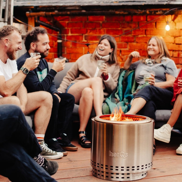 herQs Smokeless Firepits – Stainless Steel Fire Bowls