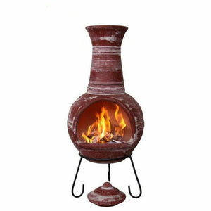 Gardeco Chimenea Gardeco Anillos Jumbo Chimenea 140cm with Steel Stand