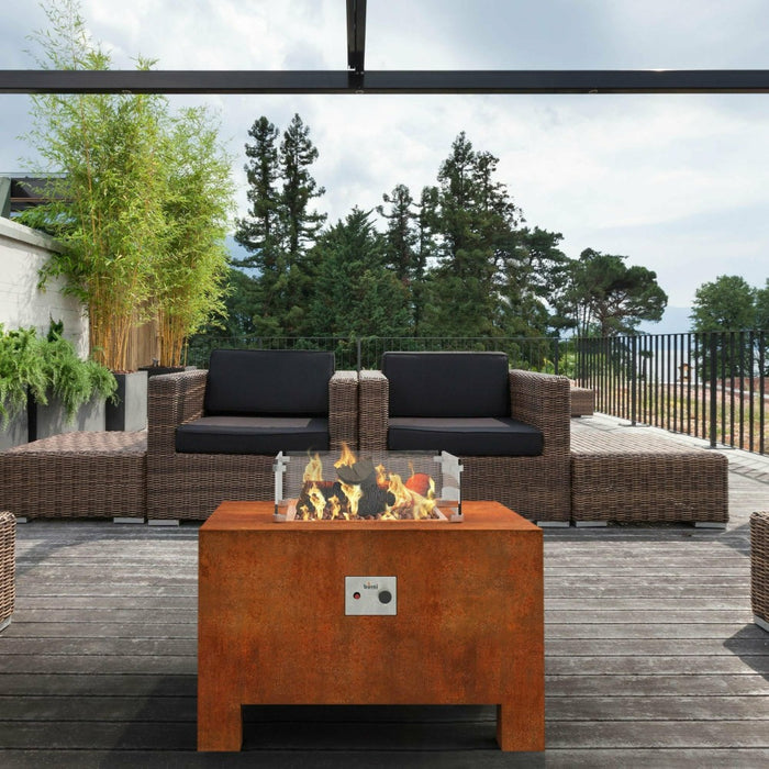 Adezz Forno Brann Corten Gas Fire Pit in S, M, L and Tall