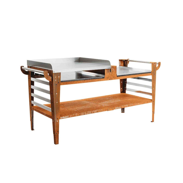 GrillSymbol Baso XL Corten Steel Side Table