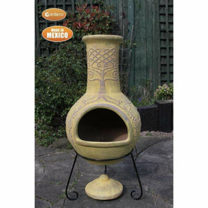 Gardeco Chimenea YELLOW Gardeco Derwyn Mexican Chimenea