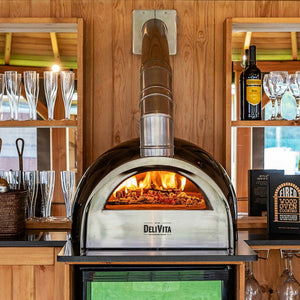 DeliVita Accessories Delivita Chimney for Indoor Wood Fired Pizza Oven