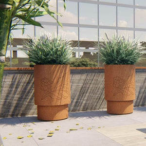 Dipott Planters Dipott More Corten Steel Planters