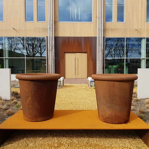 Dipott Planters Dipott Tube Corten Steel Planters