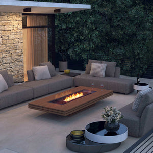 EcoSmart Fire Bioethanol Fires EcoSmart Fire Gin 90 Low Bioethanol Fire Table