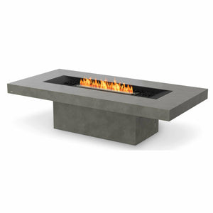 EcoSmart Fire Bioethanol Fires Natural / Black / Outdoor EcoSmart Fire Gin 90 Chat Bioethanol Fire Pit Table