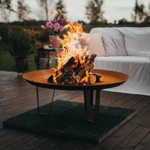 GrillSymbol Fire Pit GrillSymbol Elegante XL Fire Pit Corten Steel 95cm