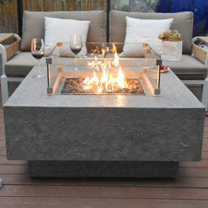 Elementi Fire Gas Fire Pit Elementi Fire Manhattan Gas Fire Pit