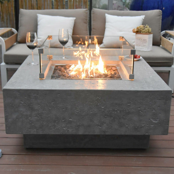 Elementi Fire Gas Fire Pit Elementi Fire Manhattan Gas Fire Pit