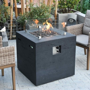 Elementi Fire Gas Fire Pit Ellington Gas Fire Pit