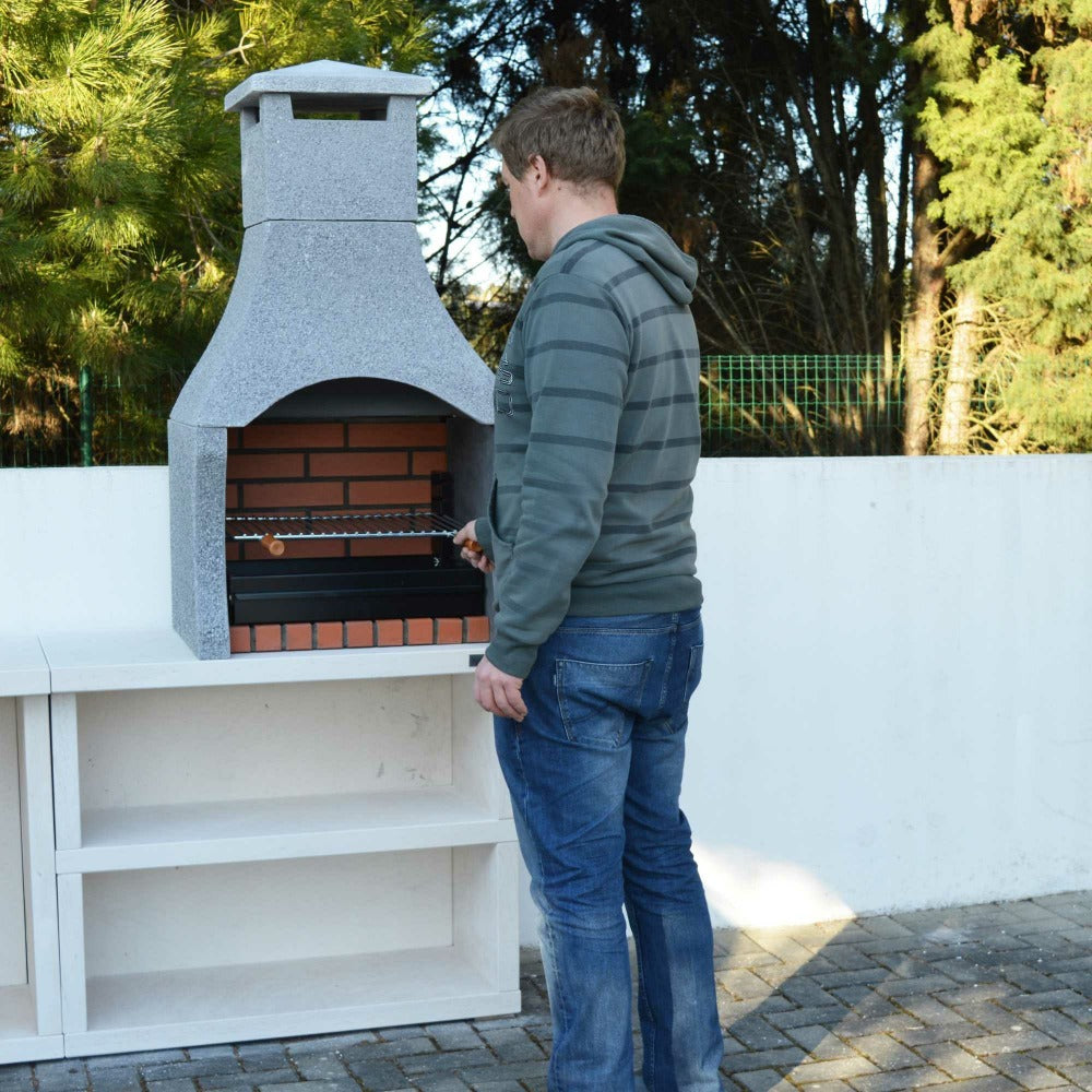 Outdoor grill side table sale