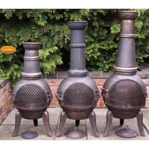 Gardeco Chimenea Granada Cast Iron Chimenea in Medium, Large and XLarge