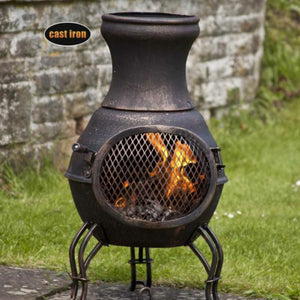 Gardeco Chimenea Gardeco Billie Small Cast Iron Chimenea