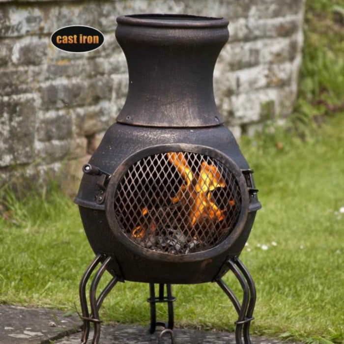 Gardeco Billie Small Cast Iron Chimenea