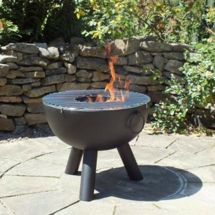 Gardeco Casa Portable Black Steel Fire Pit 50 and 70cm