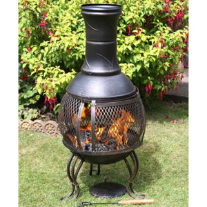 Gardeco Accessories Gardeco Cordoba Metal Pot Belly Chimenea