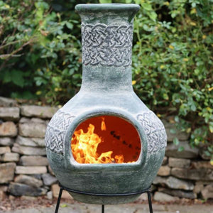 Gardeco Chimenea Gardeco Edyth Mexican Clay Chimenea