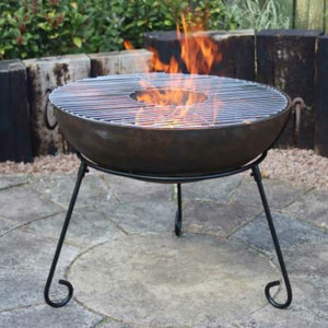 Gardeco Fire Pit MEDIUM Gardeco Kadai Real Fire Pit - Medium, Large and XLarge