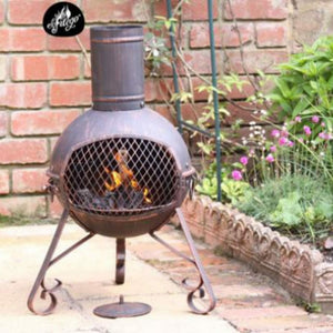 Gardeco Chimenea Gardeco Lexie Small Steel Chimenea