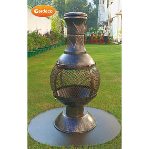 Gardeco Chimenea Gardeco Opera Chimenea Cast Iron with Mesh Centre