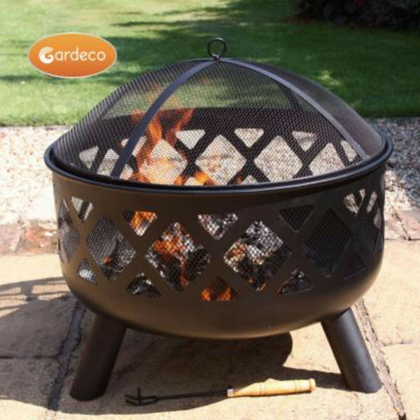 Gardeco Fire Pit Gardeco Tara Fire Pit and Mesh