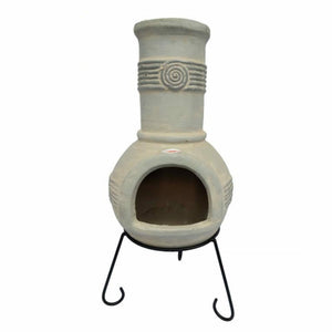 Gardeco Chimenea Gardeco Tabasco Mexican Clay Chimenea Extra Large