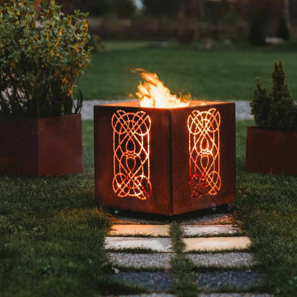 GrillSymbol Fire Pit GrillSymbol Laterna Fire Pit Corten Steel 48cm