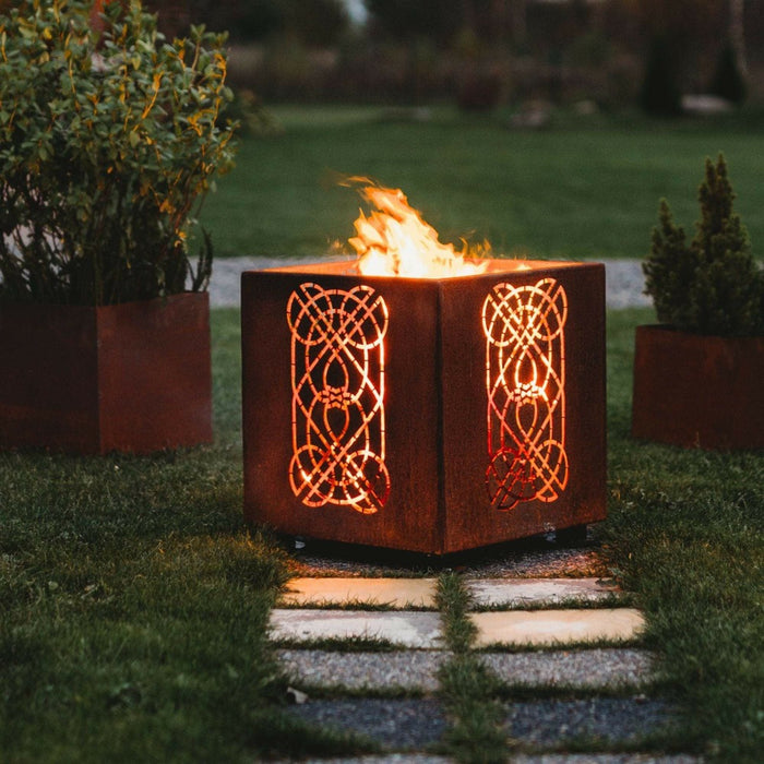 GrillSymbol Laterna Fire Pit Corten Steel 48cm