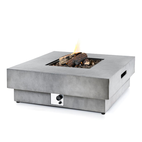 Gas fire pit table