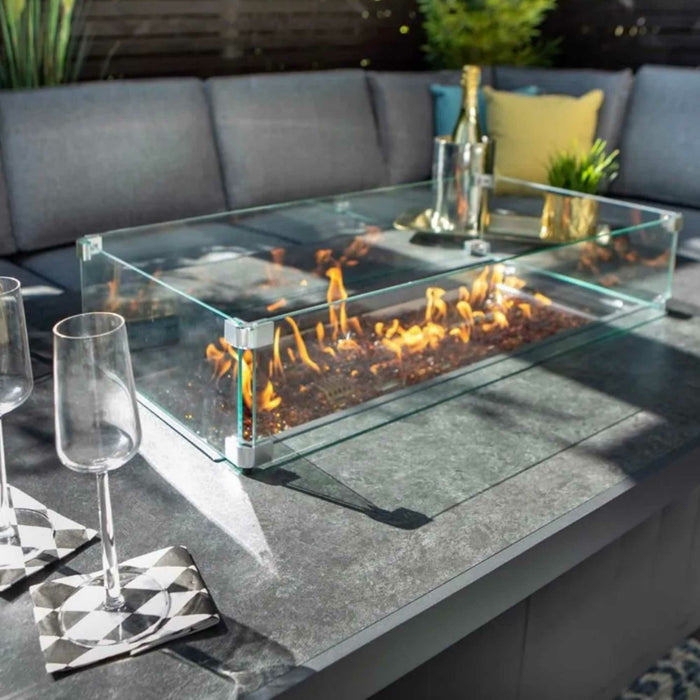 Hartman Aurora Lounge Set With Gas Fire Pit