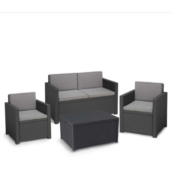Keter Garden Furniture Keter Armona 2 Seat Sofa Set