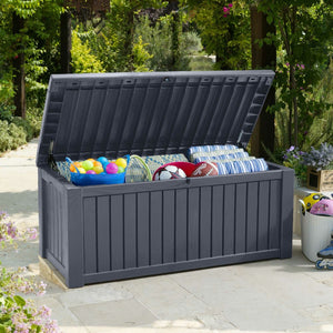 Keter Garden Furniture Keter Rockwood Storage Box 570 litre