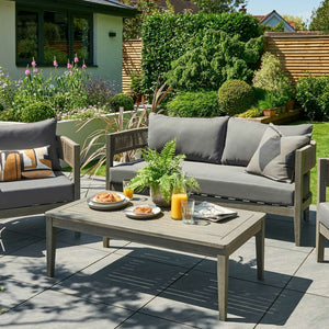 Norfolk Leisure Garden Furniture Arden Rope Lounge
