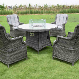 Gas Fire Pit Table Set