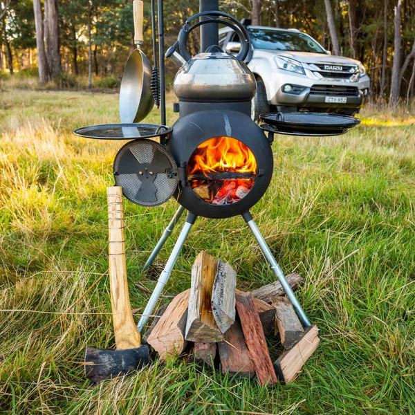 Ozpig Smoker Ozpig BBQ Stove and Outdoor Fireplace